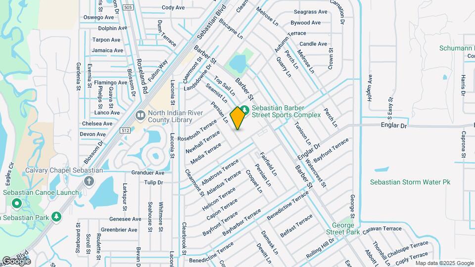 1088 Persian Ln Map and Location Details