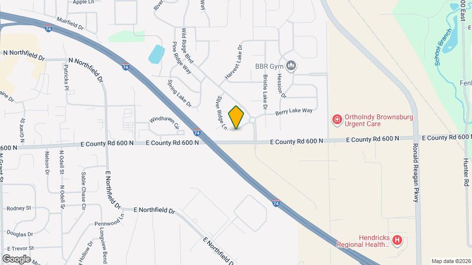 1277 Silver Ridge Ln Map and Location Details