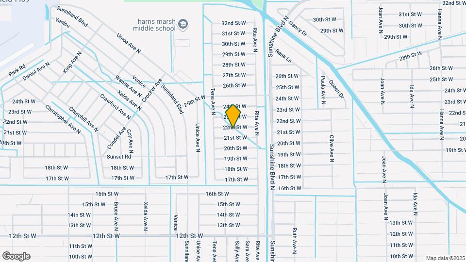 3413 22nd St W Map and Location Details