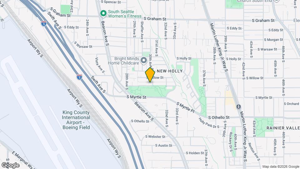 2954 S Frontenac St Map and Location Details