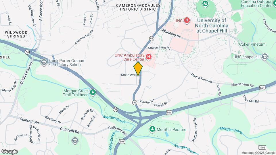 817 Old Pittsboro Rd Map and Location Details