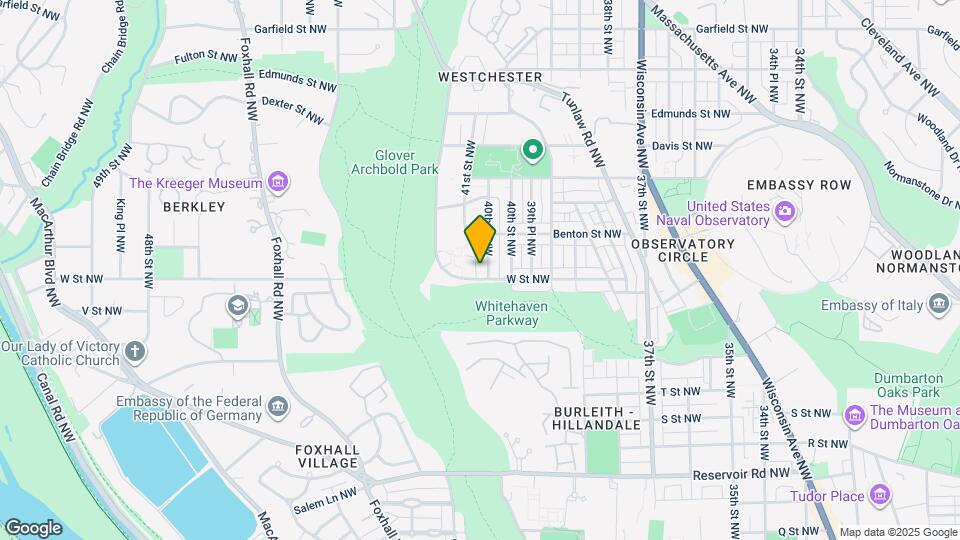 2204 40th Pl NW Map and Location Details
