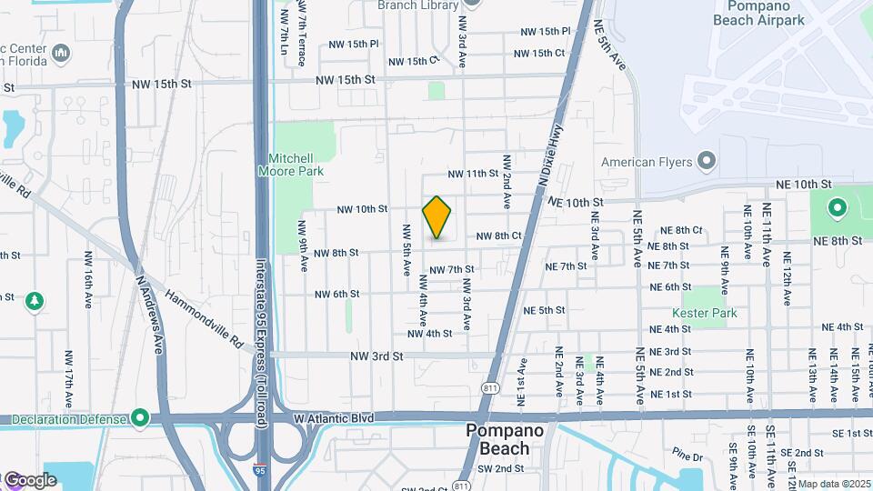 376 NW 8th Ct Map and Location Details