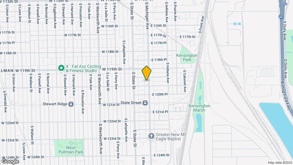 11934 S Michigan Ave Map and Location Details
