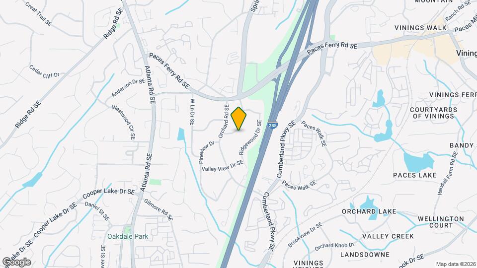 3867 Hillcrest Dr SE Map and Location Details