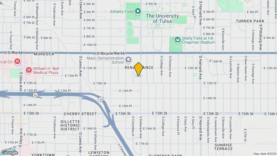 1236-1238 S Delaware Ave Map and Location Details