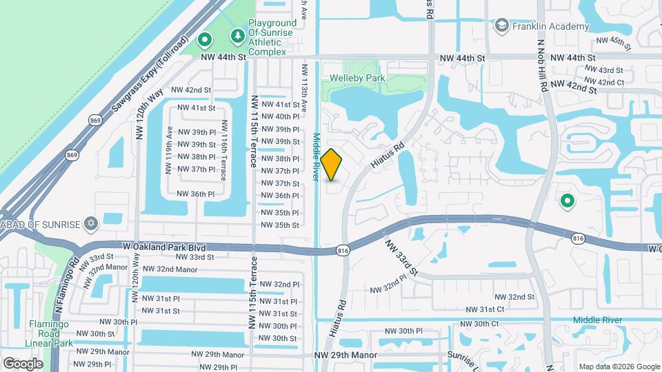 3548 NW 111th Terrace Map and Location Details