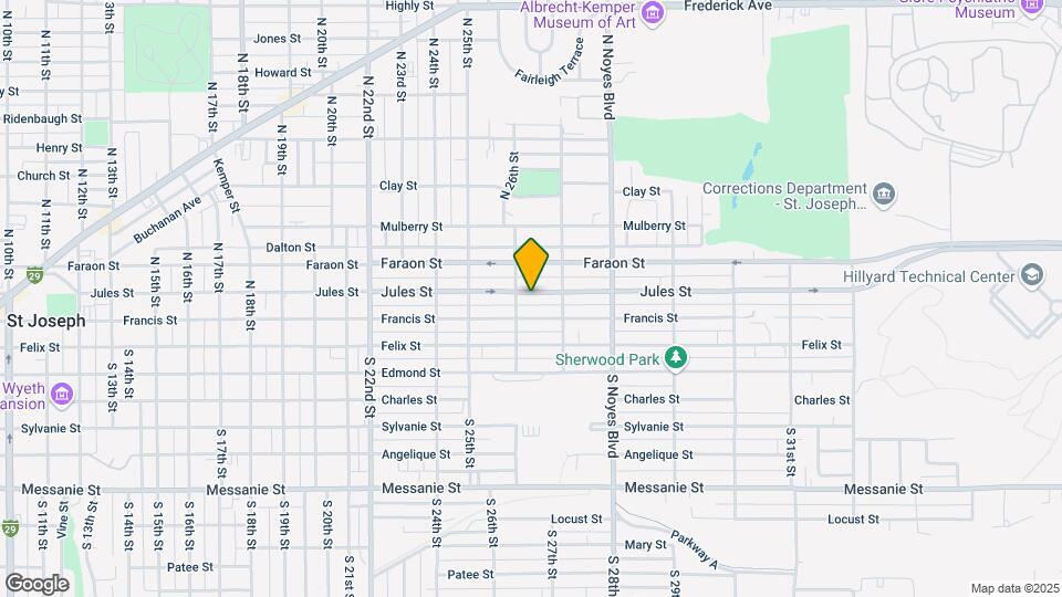 2610 Jules St Map and Location Details