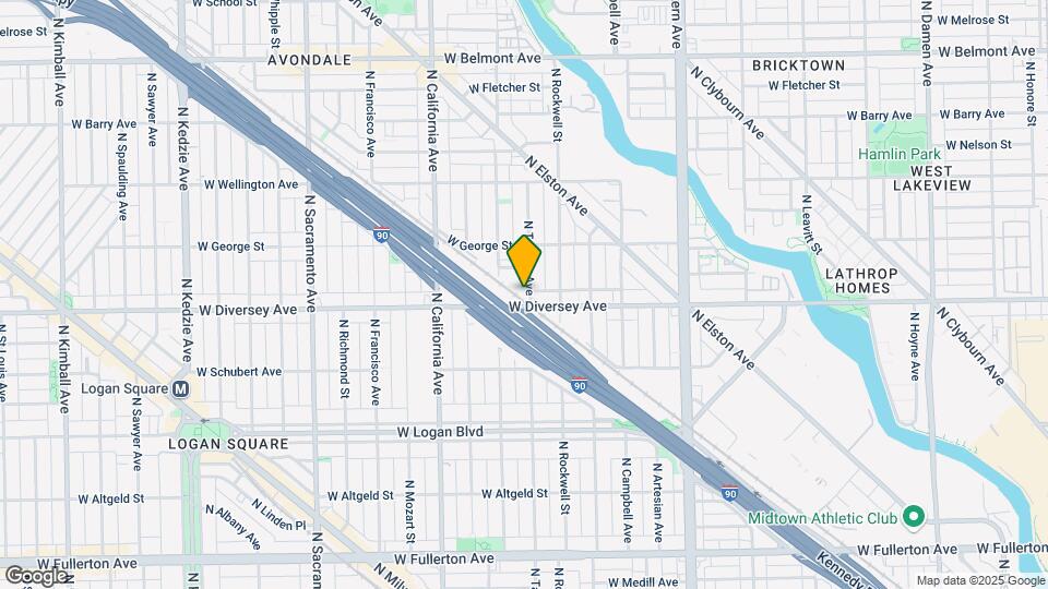 2828 N Talman Ave Map and Location Details