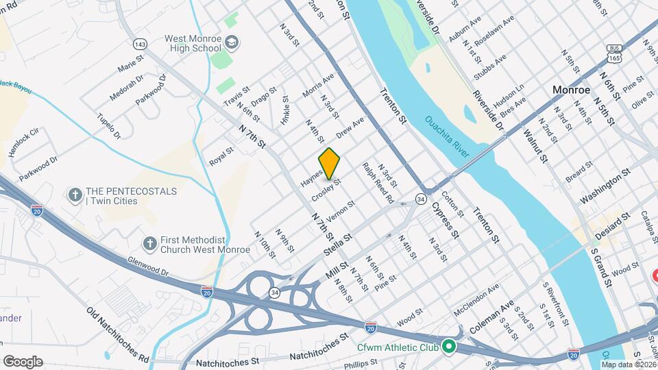 504 Crosley St Map and Location Details