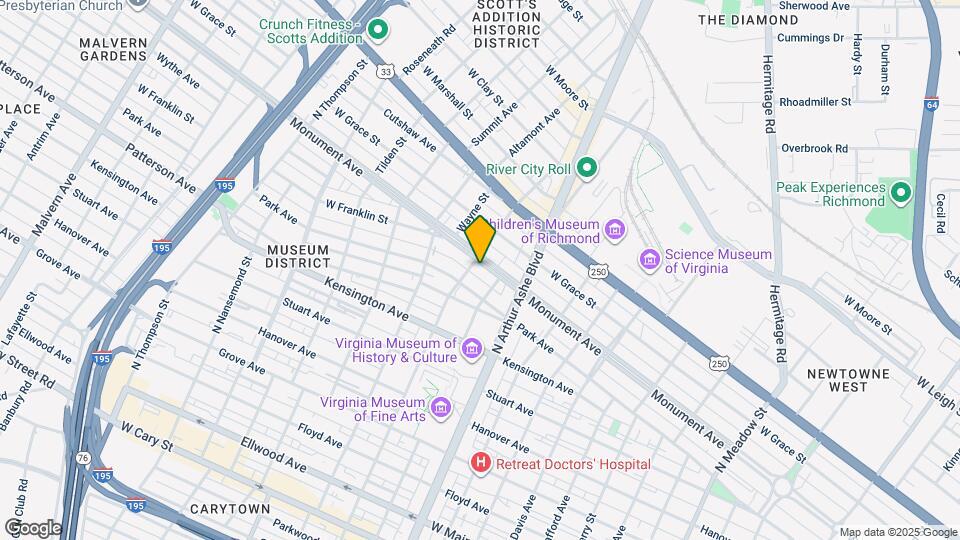 2923 Monument Ave Mapa y Detalles de la Ubicación