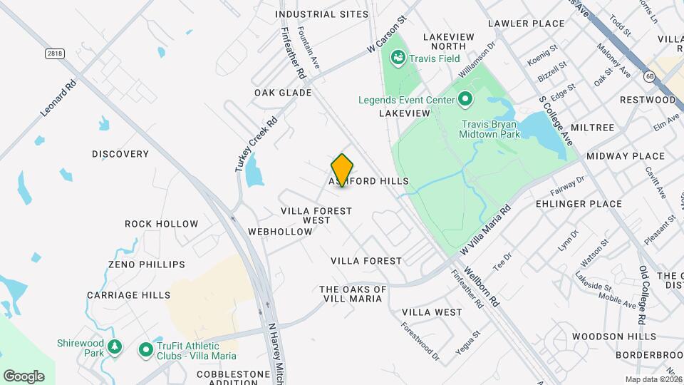 2811 Sprucewood St, Unit A Map and Location Details