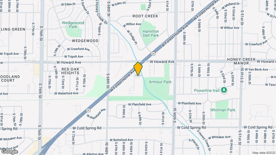 6450 W Norwich Ave Map and Location Details
