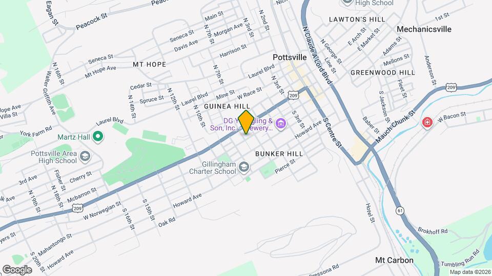 726 W Norwegian St Map and Location Details