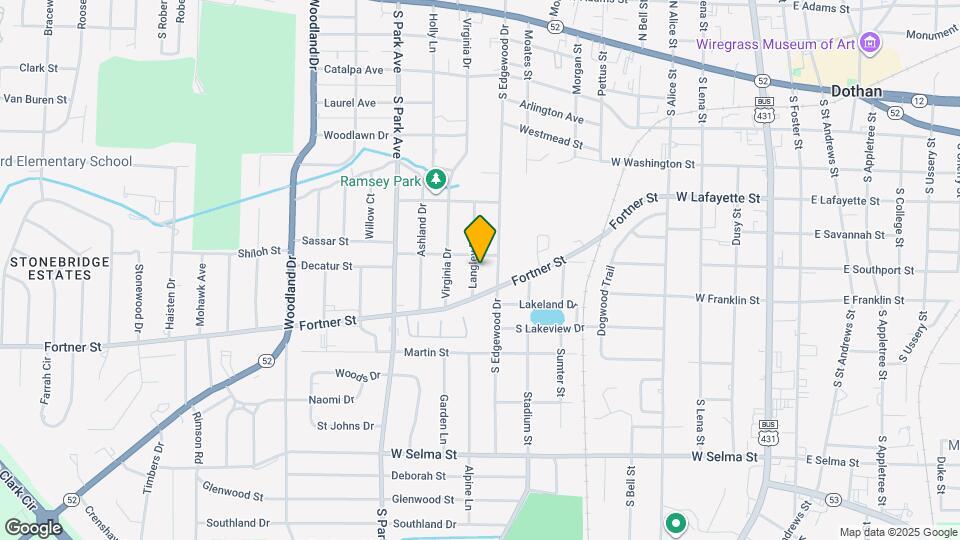 703 Langley Dr Map and Location Details