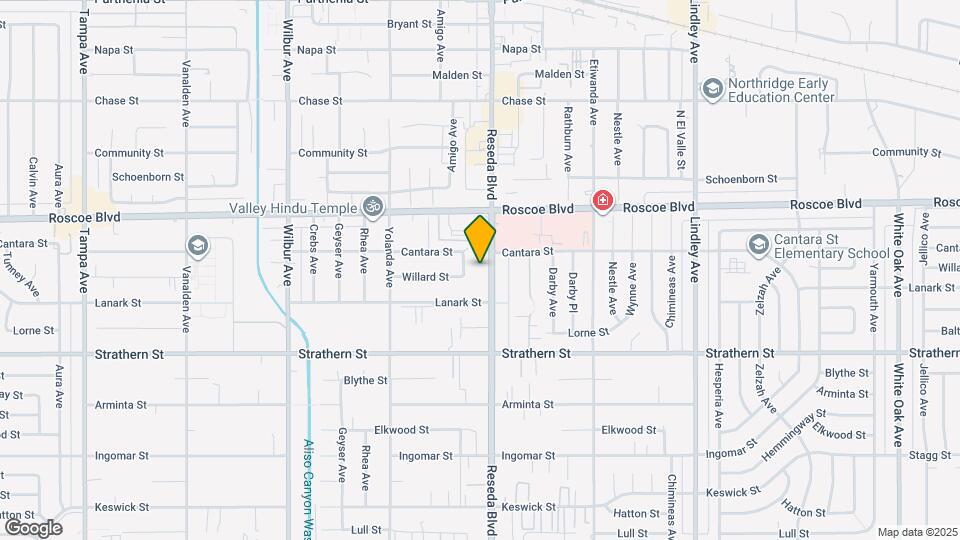 8151 Reseda Blvd Map and Location Details