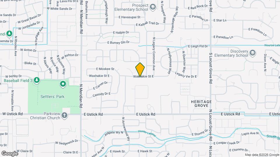 725 Washakie St E Map and Location Details