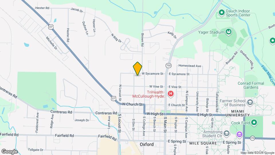 319 N Elm St Map and Location Details