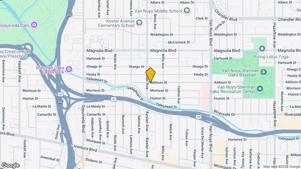 4970 Kester Ave, Unit 13 Map and Location Details