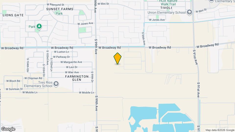 9717 W Tamarisk Ave Mapa y Detalles de la Ubicación
