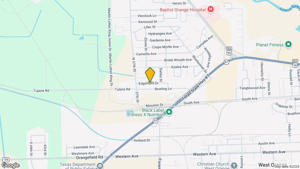 3615 Edgemont Dr Map and Location Details