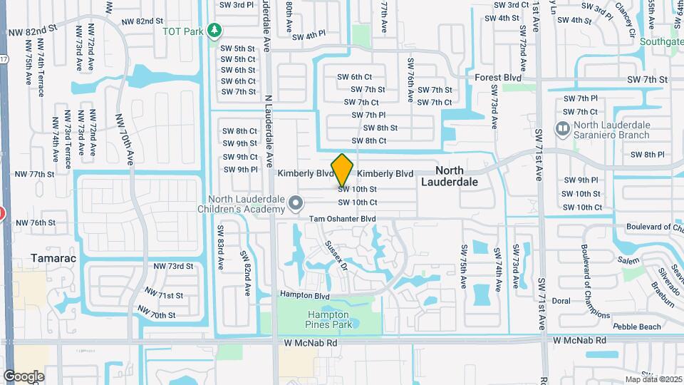 7830 SW 10th St Map and Location Details