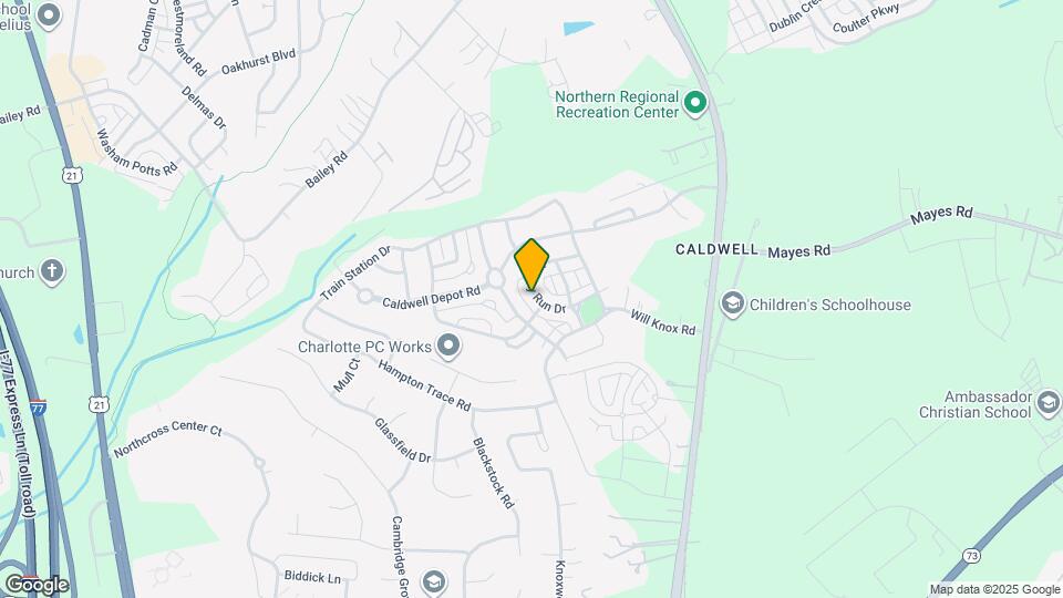 10619 Trolley Run Dr Map and Location Details