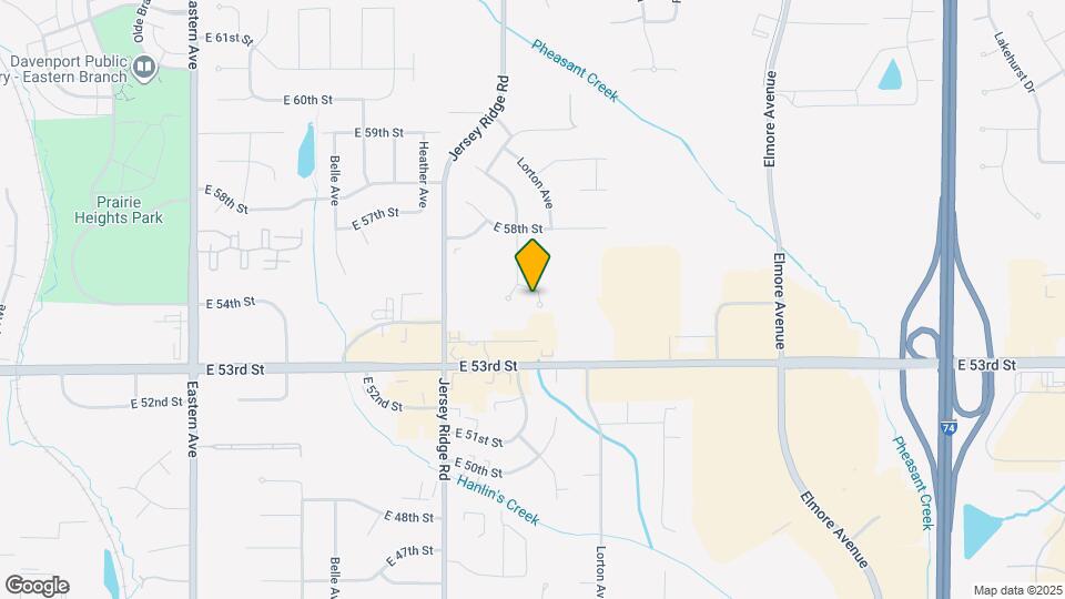 2625 E 56th Ct Map and Location Details