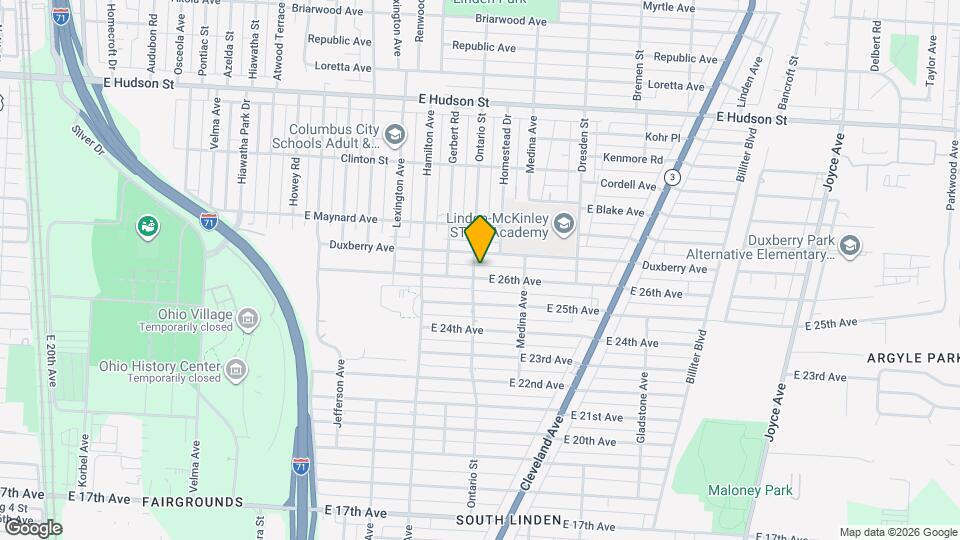 1202 E 26th Ave, Unit 1204 Mapa y Detalles de la Ubicación