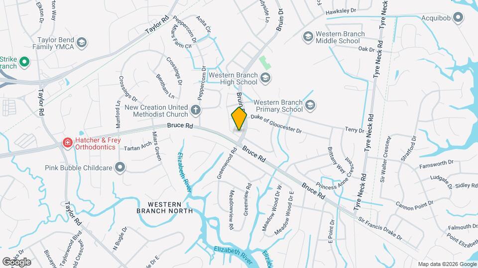 2905 Radcliffe Ln N Map and Location Details