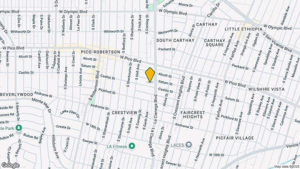 8519 Cashio St Map and Location Details