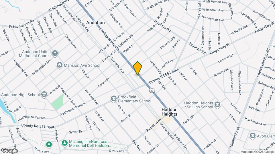 722 S White Horse Pike Map and Location Details