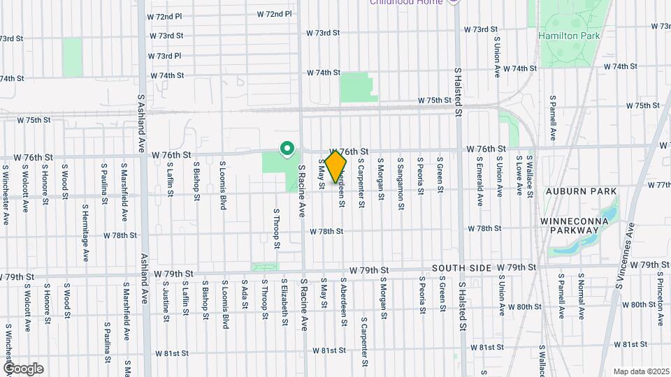 7656-7658 S Aberdeen St Map and Location Details
