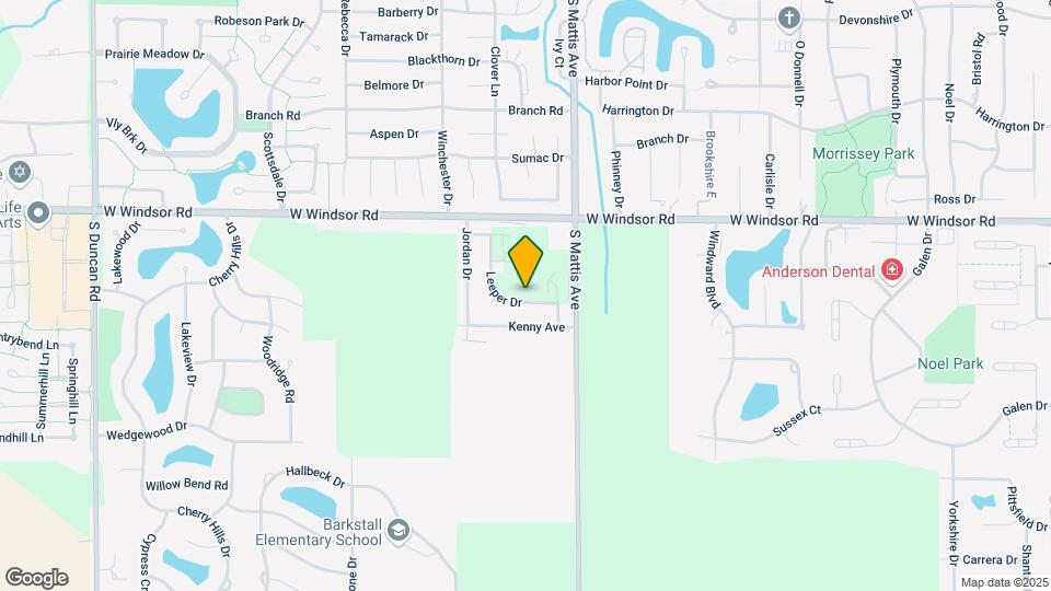 2520 Leeper Dr Map and Location Details