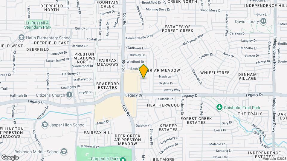 3913 Rushden Ct Map and Location Details