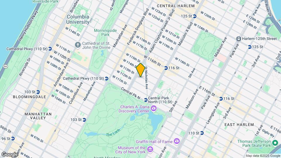 142 W 113th St Map and Location Details