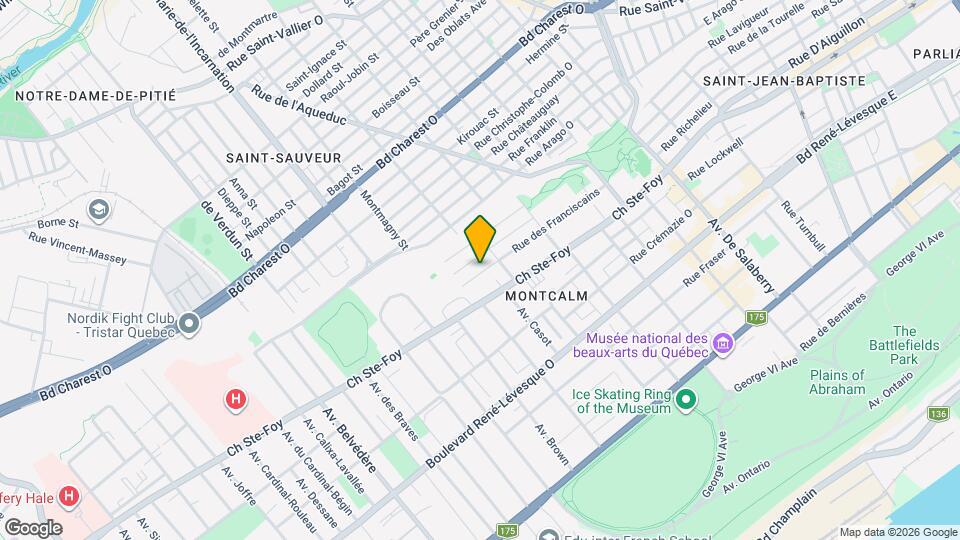 442 Des Franciscains Rue Map and Location Details