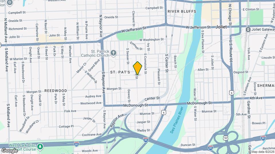 208 S Illinois St Map and Location Details