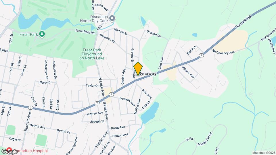 617-619 Hoosick Rd Map and Location Details