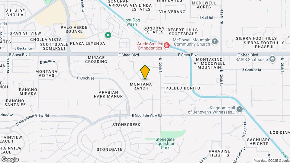 11878 E Gold Dust Ave, Unit 627 Map and Location Details