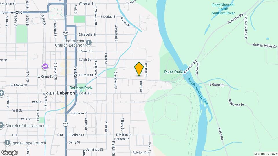 747.5 E Grant St Map and Location Details