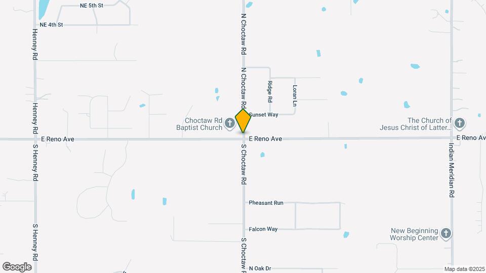 109 N Choctaw Rd Map and Location Details