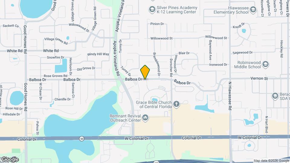 7368 Balboa Dr Map and Location Details