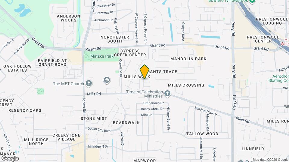 10530 WIllow Park Green Map and Location Details