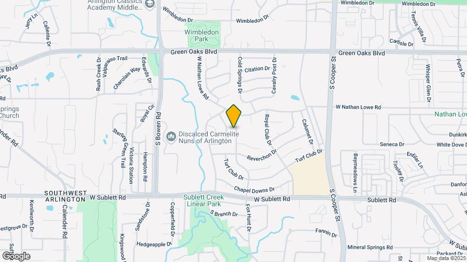 5618 Fox Hunt Dr Map and Location Details