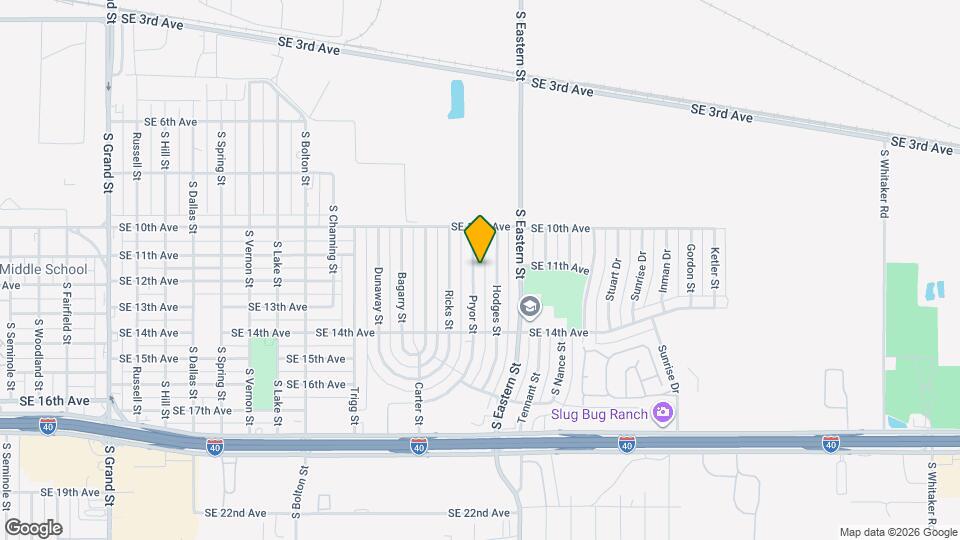 1021 Pryor St Map and Location Details