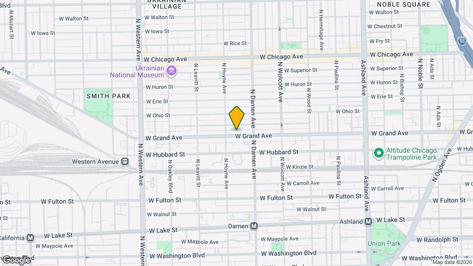 2034 W Grand Ave, Unit 1 Map and Location Details