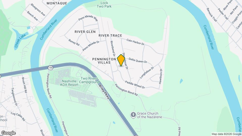 2712 Riverbend Dr Map and Location Details