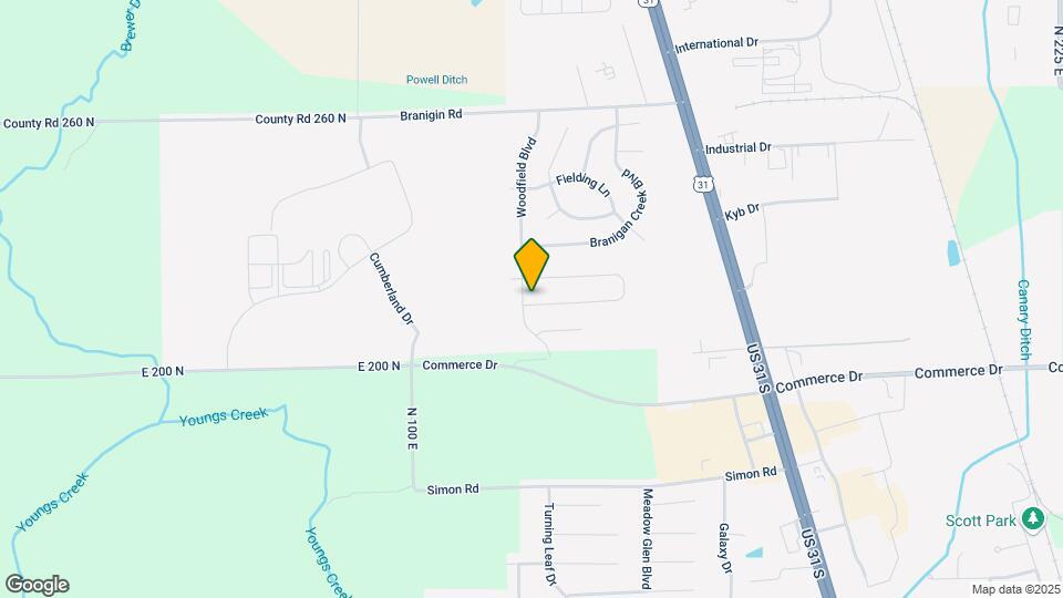2511 Woodfield Blvd Map and Location Details