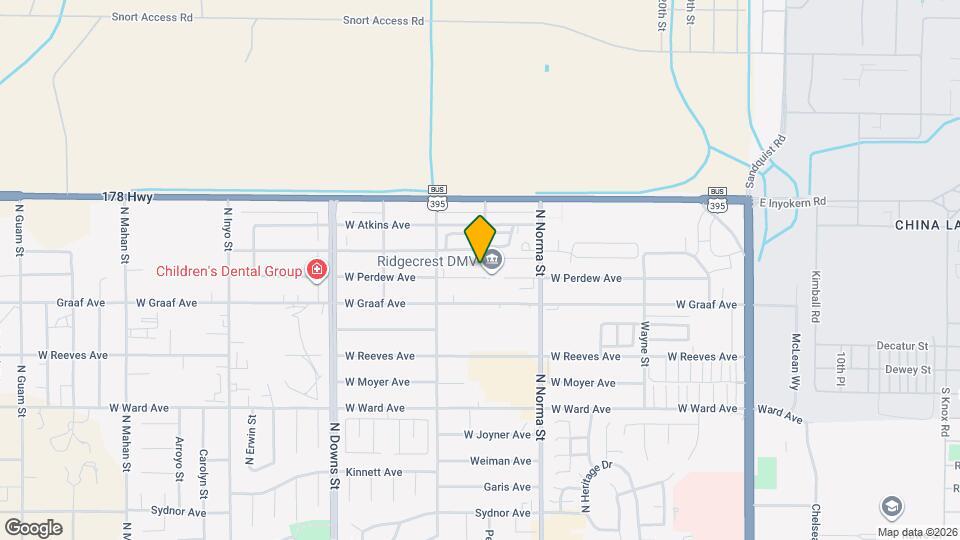 604 W Perdew Ave Map and Location Details